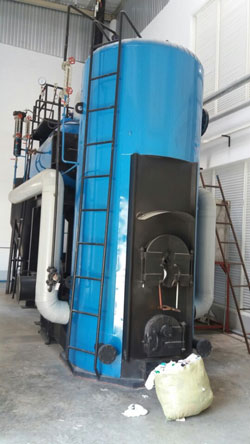 Waste Fabric Fired Boiler